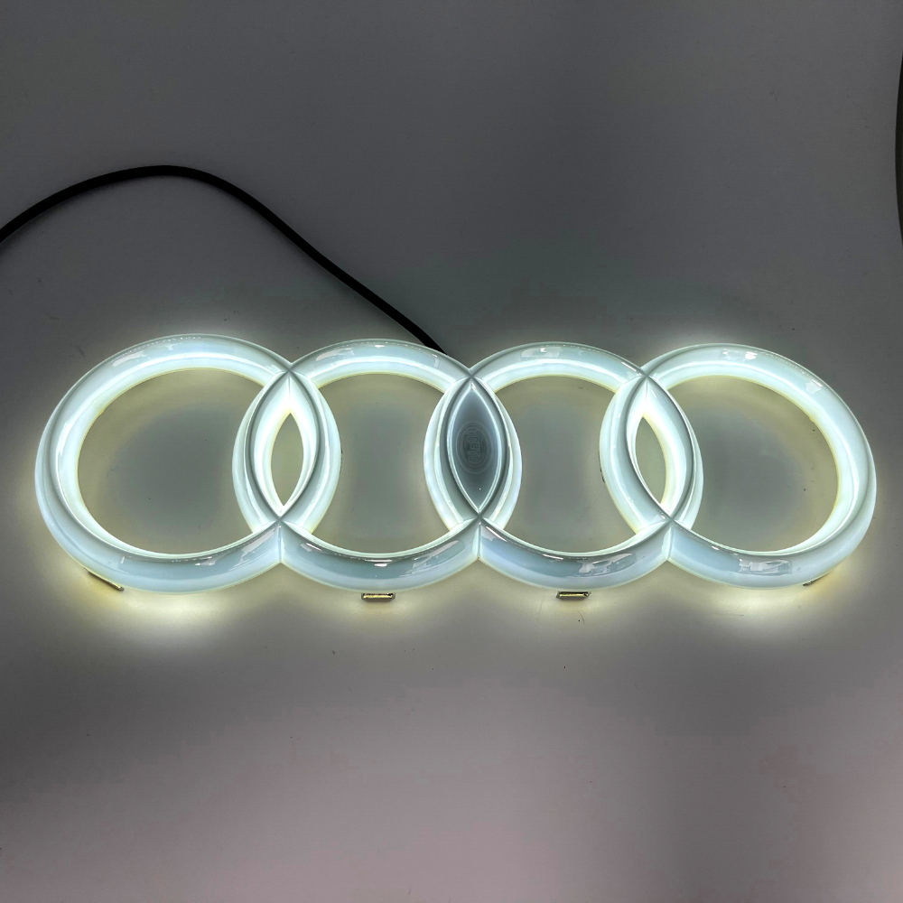 Lighting Trendz AUDI BLACK WHITE LED START UP LOGO 273MM Only